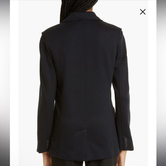NWT ATM Black Relaxed Blazer Size 4 - Picture 7 of 14